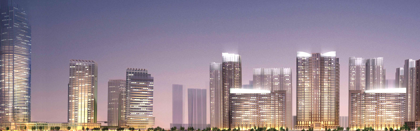 石碣天悅酒店玻璃鋁板幕墻施工